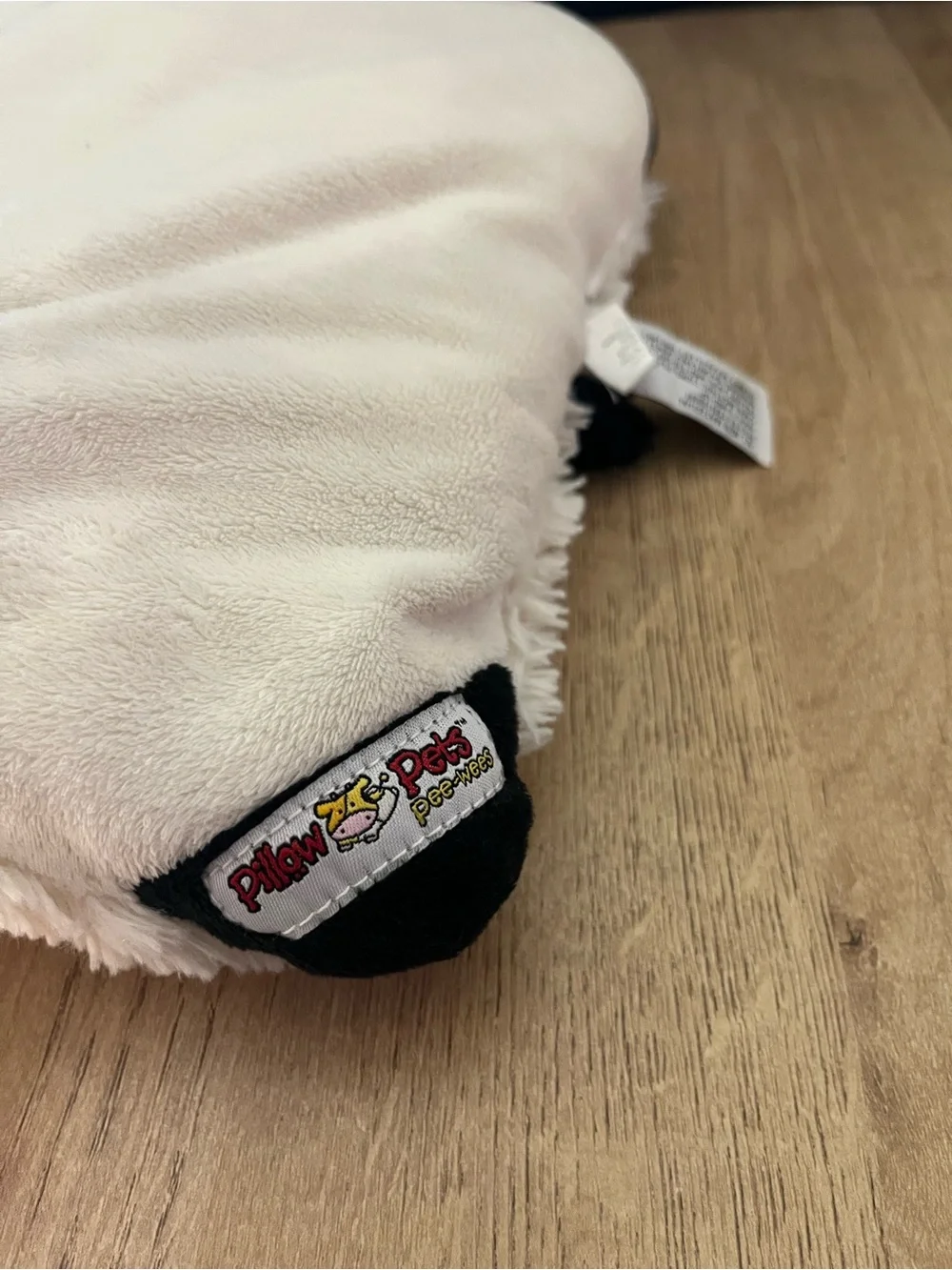 Plush Panda Dog Pillow Bed - Black and White Cozy Cushion